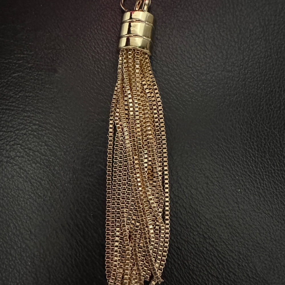 Gold Tassel Charm
